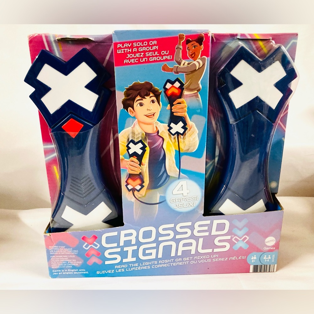 Crossed Signals Electronic Game Family Party Light Up Game Damaged PKG